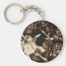 Snowdrop and the Dwarfs Keychains
