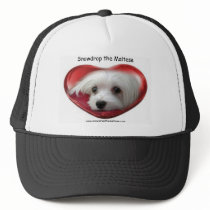 Snowdrop the Maltese Baseball Cap hats