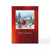 Snowdrop the Maltese Christmas Card