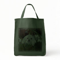 Snowdrop the Maltese Grocery Bag