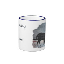 Snowdusted Deer Mugs
