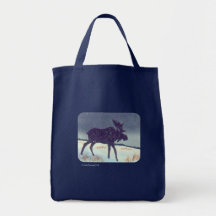 Snowdusted Moose bag