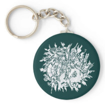 SnowFlake 1 Key Chain