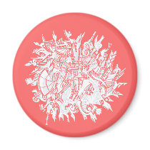 SnowFlake 1 Magnets