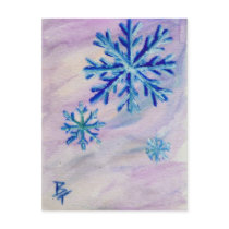 Snowflake ACEO Postcard