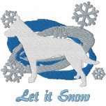 Snowflake Australian Cattle Dog Embroidered Shirt embroidered shirts