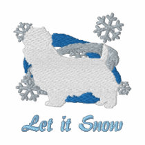 Snowflake Australian Terrier Embroidered Shirt