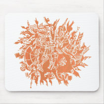 Snowflake B2 Mouse Mat