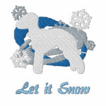 Snowflake Bedlington Terrier  Embroidered Shirt embroidered shirts