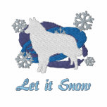 Snowflake Belgian Tervuren Embroidered Shirt embroidered shirts