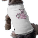 Snowflake & Birdie Christmas Design - Pink pet clothing