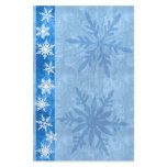 Snowflake Blue Holiday Stationary stationery