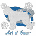 Snowflake Bouvier des Flandres Embroidered Shirt embroidered shirts