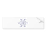 Snowflake bumper stickers