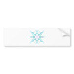 SNOWFLAKE bumper stickers