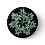 snowflake pinback button