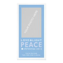 Snowflake Card_Blue Picture Card