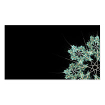 snowflake card business card template
