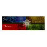 Snowflake Christmas gift cards Business Cards