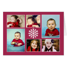 SNOWFLAKE COLLAGE | HOLIDAY GREETING CARD