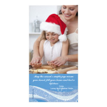 Snowflake Dance Photo Card