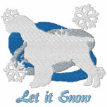 Snowflake English Springer Spaniel Embroidered Hoodie