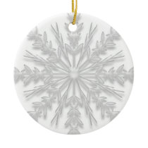 Snowflake First Christmas in New Home Ornament
