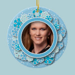 Snowflake frame ornaments