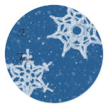 Snowflake Gift Tag Stickers