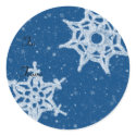 Snowflake Gift Tag stickers