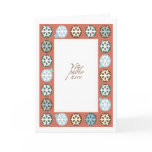 Snowflake Holiday PHOTO template card