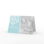 Snowflake Holiday Template cards