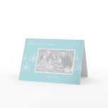 Snowflake Holiday Template cards