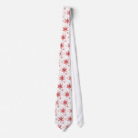 snowflake holiday tie
