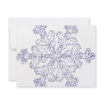 Snowflake invitations