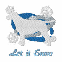Snowflake Labrador Retriever Embroidered Shirt