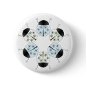 Snowflake Ladybug buttons