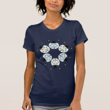 Snowflake Ladybug Tshirts