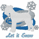 Snowflake Lakeland Terrier Embroidered Shirt embroidered shirts