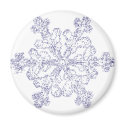 Snowflake magnets