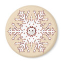 Snowflake magnets