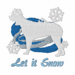 Snowflake Munsterlander Embroidered Shirt embroidered shirts