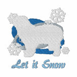 Snowflake Polish Lowland Sheepdog embroidered shirts