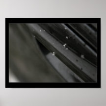snowflake print - black and white
