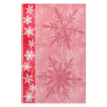 Snowflake Red Holiday Stationary stationery