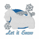 Snowflake Scottish Terrier Embroidered Shirt embroidered shirts