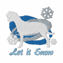 Snowflake Smooth Collie Embroidered Shirt
