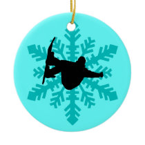 snowflake snowboarder