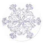 Snowflake stickers