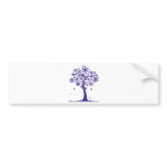 Snowflake Tree bumper stickers